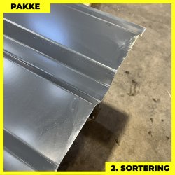 Trapez MVP 35 - 2. sortering - 8 stk. af 2200 mm - Antracitgr - 18,2 m&sup2;