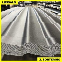 Teglstensprofil Traditionel m/ dug - 2. sortering - 2920 mm - Sort