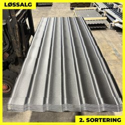 Teglstensprofil Traditionel m/ dug - 2. sortering - 2920 mm - Sort