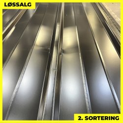 Pandeplade MTP 20/220 m/ dug - 2. sortering - 3000 mm - Sort