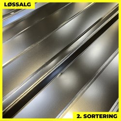 Pandeplade MTP 20/220 m/ dug - 2. sortering - 3000 mm - Sort