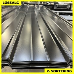 Pandeplade MTP 20/220 - 2. sortering - 3000 mm - Sort