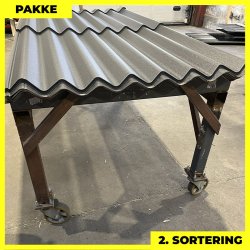 Sinus 35 m/ markering &amp; dug - 2. sortering - 5 stk. af 2300 mm - Mat Sort - 11,5 m&sup2;