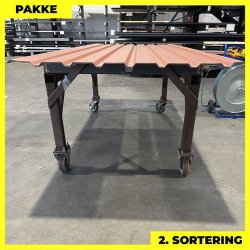 Trapezplade MVP 20/100 - 2. sortering - 8 stk. af 3000 mm - Teglrd - 25,8&nbsp;m&sup2;