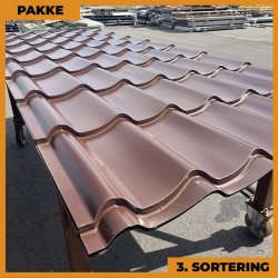 Teglstensprofil Traditionel - 3. sortering - 14 stk. af 2950 mm - Brun - 44,6 m