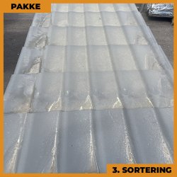 Teglstensprofil Traditionel - 3. sortering - 4 stk. af 2950 mm - Grafitgr - 12,7 m