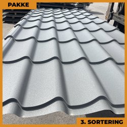 Teglstensprofil Traditionel - 3. sortering - 4 stk. af 2950 mm - Grafitgr - 12,7 m