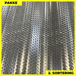 Sinus 18 Perforeret - 2. sortering - 23 stk. af 4720-5315 mm - Antracitgr - 126,9 m