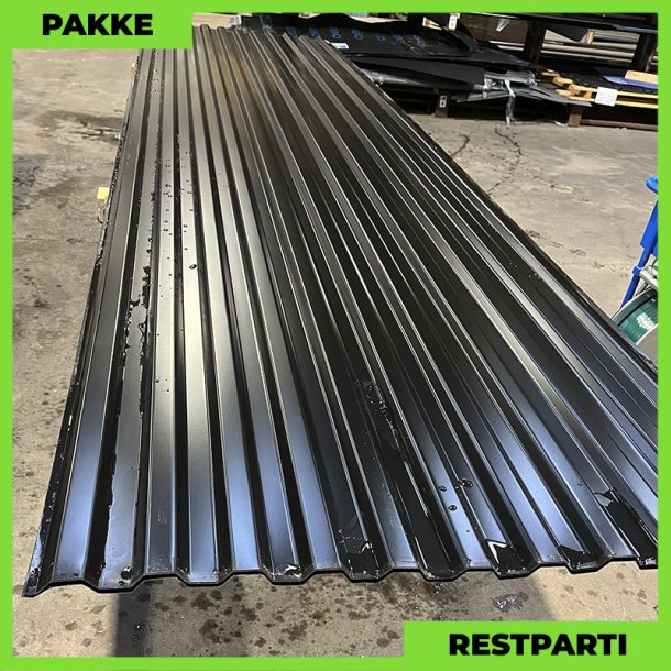 Trapez MTP 20 - Restparti - 7 stk. af 4350 mm - Sort - 30,4 m