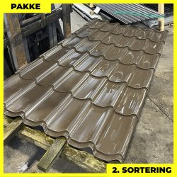 Teglstensprofil Stratos - 2. sortering - 24 stk. af 2150 mm - Brun - 56,7 m