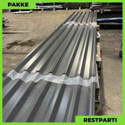Trapez MTP 46 - Restparti - 8 stk. af 2350-6620 mm - Antracitgr - 36,1 m