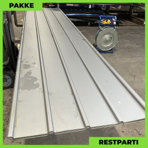Pandeplade MTP 20/220 - Restparti - 12 stk. af 5300 mm - 0,5 mm - Silver - 68,6 m²