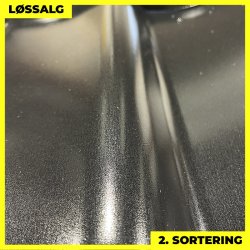 Teglstensprofil Traditionel - 2. sortering - 2920 mm - Sort