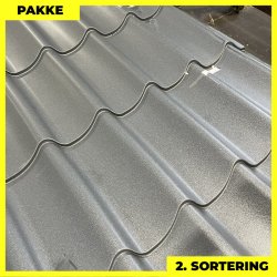 Teglstensprofil Anna - 2. sortering - 11 stk. af 2220 mm - Mat Grafitgr� - 25,6 m&sup2;