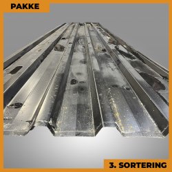 Trapez MTP 35 - 3. sortering - 24 stk. af 5300 mm - Sort - 127,2 m