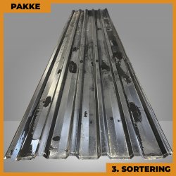 Trapez MTP 35 - 3. sortering - 24 stk. af 5300 mm - Sort - 127,2 m