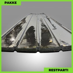 Pandeplade MTP 20/220 - Restparti - 42 stk. af 6370 mm - Sort Mat - 288,9 m