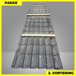 Teglstensprofil Traditionel - 2. sortering - 34 stk. af 7800 mm - Sort - 286,4 m