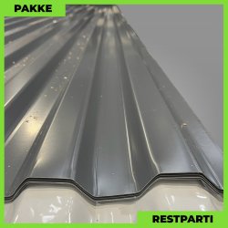 Trapezplade MTP 20 - Restparti - 12 stk. af 4060-5000 mm - Antracitgr - 54,3 m
