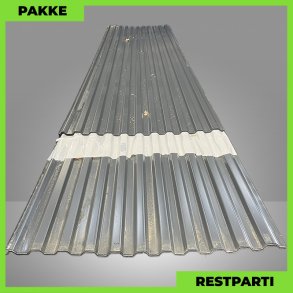 Trapezplade MTP 20 - Restparti - 12 stk. af 4060-5000 mm - Antracitgr - 54,3 m²