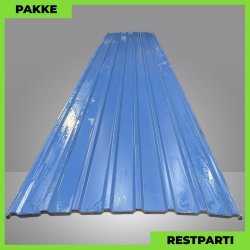 Trapezplade MTP 20/100 - Restparti - 24 stk. af 5700 mm - 0,5 mm - Mrkebl - 147 m