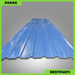 Trapezplade MTP 20/100 - Restparti - 24 stk. af 5700 mm - 0,5 mm - Mrkebl - 147 m