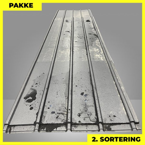 Pandeplade MTP 20/220 - 2. sortering - 16 stk. af 1100-5000 mm - Mat Sort - 60,6 m