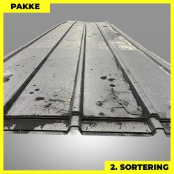 Pandeplade MTP 20/220 - 2. sortering - 16 stk. af 1100-5000 mm - Mat Sort - 60,6 m