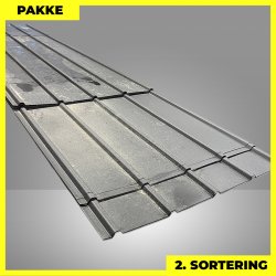 Pandeplade MTP 20/220 - 2. sortering - 16 stk. af 1100-5000 mm - Mat Sort - 60,6 m