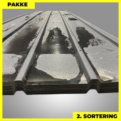 Pandeplade MTP 20/220 - 2. sortering - 32 stk. af 6120 mm - Mat Sort - 211,5 m