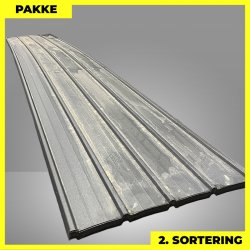 Pandeplade MTP 20/220 - 2. sortering - 39 stk. af 6860 mm - Mat Sort - 288,9 m