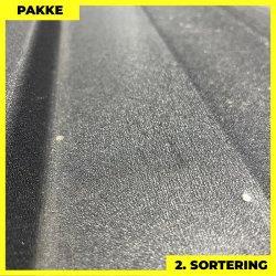 Pandeplade MTP 20/220 - 2. sortering - 39 stk. af 6860 mm - Mat Sort - 288,9 m