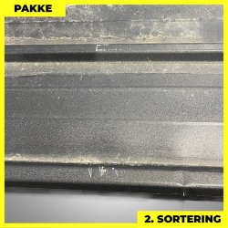 Pandeplade MTP 20/220 - 2. sortering - 39 stk. af 6860 mm - Mat Sort - 288,9 m