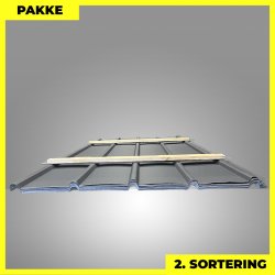 Pandeplade MTP 20/220 m/ dug - 2. sortering - 9 stk. af 3000 mm - Mat Sort - 29,1 m