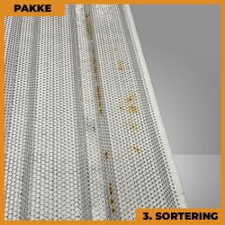 Trapezplade MVP 21 - Vg - 3. sortering - 10 stk. af 3000 mm - Hvid - 31 m