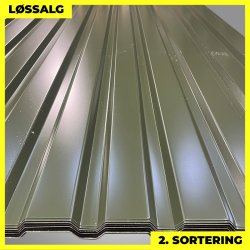 Trapezplade MVP 21 - Vg - 2. sortering - 3000 mm - Grn