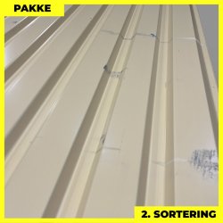 Trapezplade MVP 21 - Vg - 2. sortering - 14 stk. af 3000 mm - Gul - 43,4 m