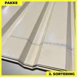 Trapezplade MVP 21 - Vg - 2. sortering - 14 stk. af 3000 mm - Gul - 43,4 m