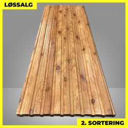 Trapezplade MVP 21 - Vg - 2. sortering - 3000 mm - Wood Look