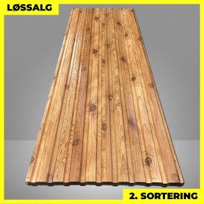 Trapezplade MVP 21 - Vg - 2. sortering - 3000 mm - Wood Look