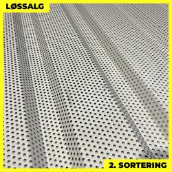 Trapezplade MVP 21 - Perforeret - Vg - 2. sortering - 3000 mm - Lysegr