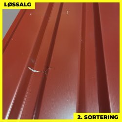 Trapezplade MVP 21 - Vg - 2. sortering - 3000 mm - Mrkerd