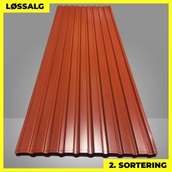 Trapezplade MVP 21 - Vg - 2. sortering - 3000 mm - Svenskrd