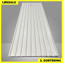 Trapezplade MVP 21 - Vg - 2. sortering - 3000 mm - Lysegr