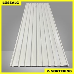 Trapezplade MVP 21 - Vg - 2. sortering - 3000 mm - Lysegr