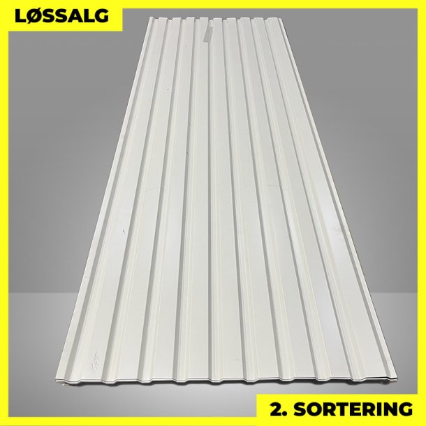 Trapezplade MVP 21 - Vg - 2. sortering - 3000 mm - Lysegr