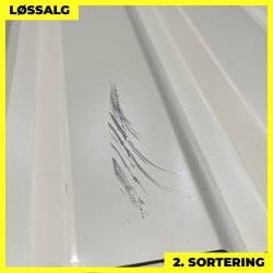 Trapezplade MVP 21 - Vg - 2. sortering - 3000 mm - Lysegr