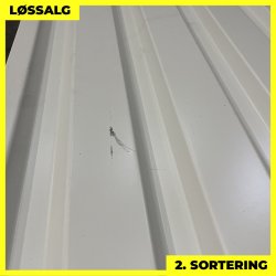 Trapezplade MVP 21 - Vg - 2. sortering - 3000 mm - Lysegr