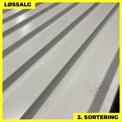 Trapezplade MVP 21 - Vg - 2. sortering - 3000 mm - Lysegr