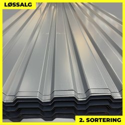 Trapezplade MVP 21 - Vg - 2. sortering - 3000 mm - Antracitgr